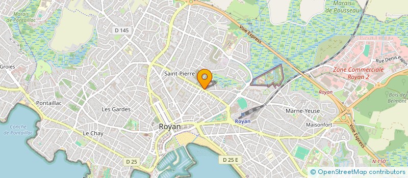 localisation de l'entreprise MADAME MELANIE MAITRE  ROYAN