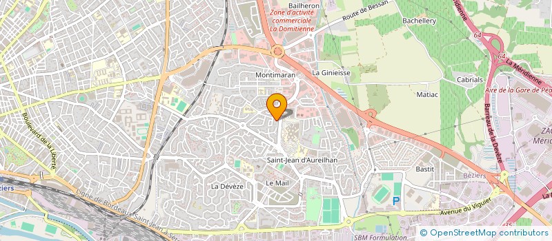 localisation de l'entreprise MADAME MELANIE MALNAR  BEZIERS