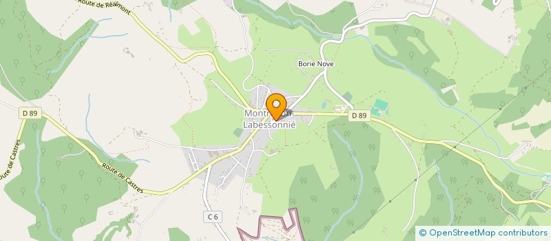 localisation de l'entreprise MADAME MELANIE MANCARDO  MONTREDON-LABESSONNIE