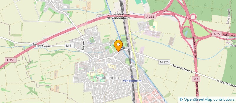 localisation de l'entreprise MADAME MELANIE MANNEBACH  VENDENHEIM