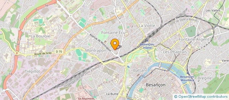 localisation de l'entreprise MADAME MELANIE MARBACH à BESANCON