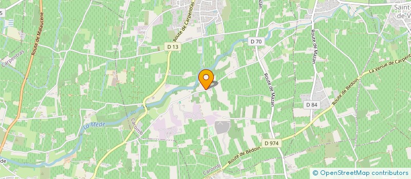 localisation de l'entreprise MADAME MELANIE MARCHAND  BEAUMES-DE-VENISE