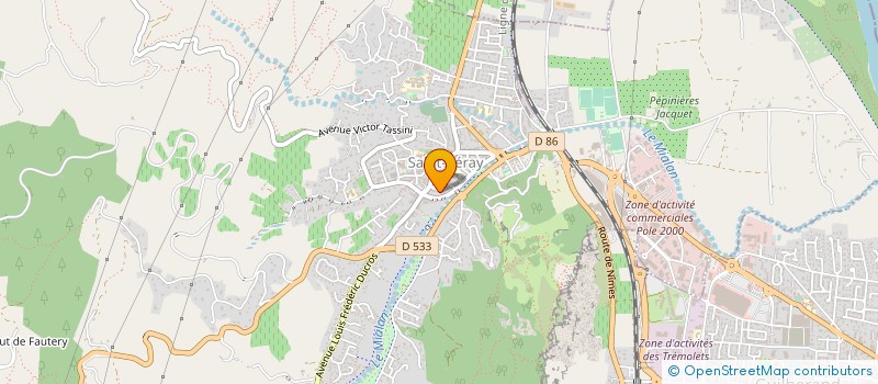 localisation de l'entreprise MADAME MELANIE MARCHAND-FALLOT à SAINT-PERAY
