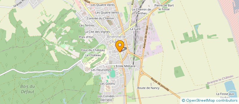 localisation de l'entreprise MADAME MELANIE MARGOTIN  BRIENNE-LE-CHATEAU