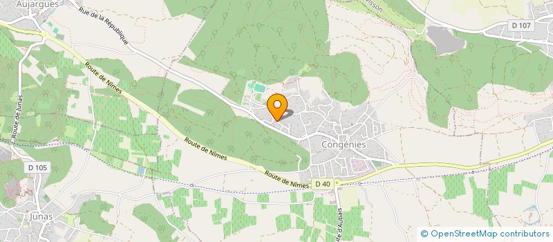 localisation de l'entreprise MADAME MELANIE MARGOUILLET  CONGENIES