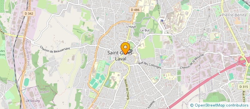 localisation de l'entreprise MADAME MELANIE MARI  SAINT-GENIS-LAVAL