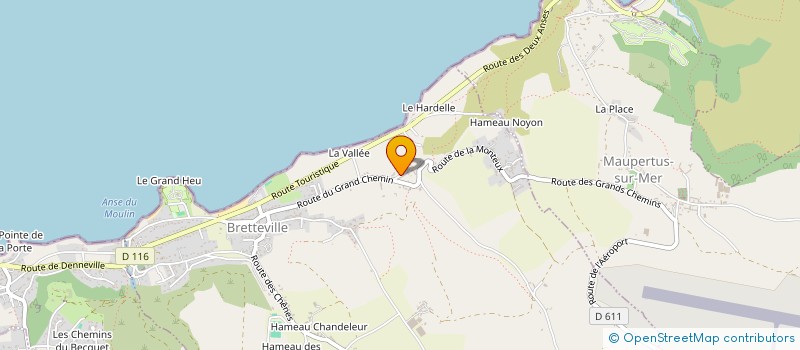 localisation de l'entreprise MADAME MELANIE MARION  MAUPERTUS-SUR-MER