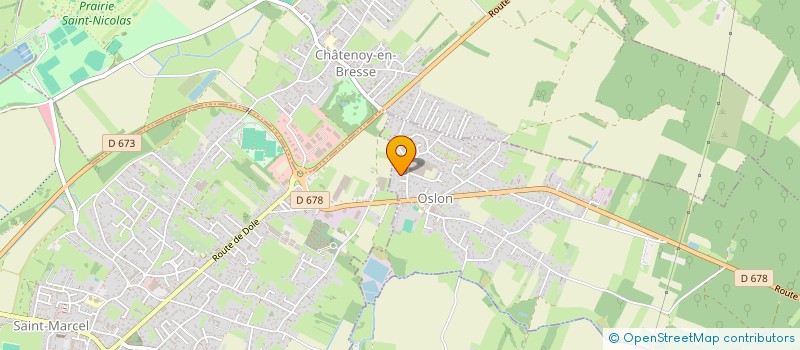 localisation de l'entreprise MADAME MELANIE MARLOT  OSLON