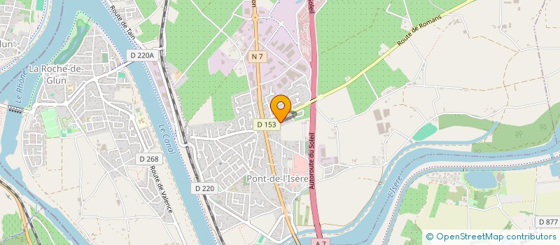 localisation de l'entreprise MADAME MELANIE MARRACCINI  PORTES-LES-VALENCE