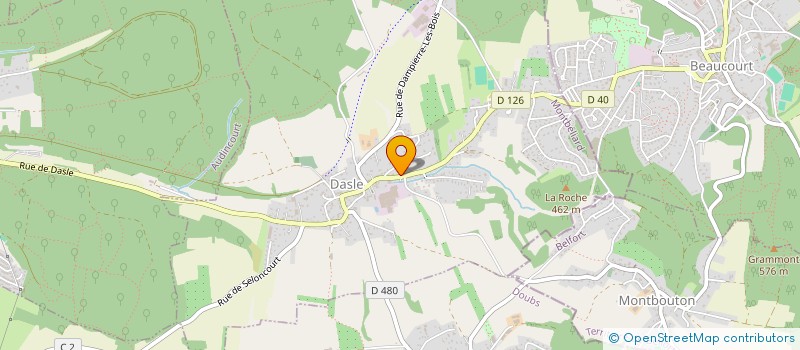 localisation de l'entreprise MADAME MELANIE MARTINEZ  DASLE