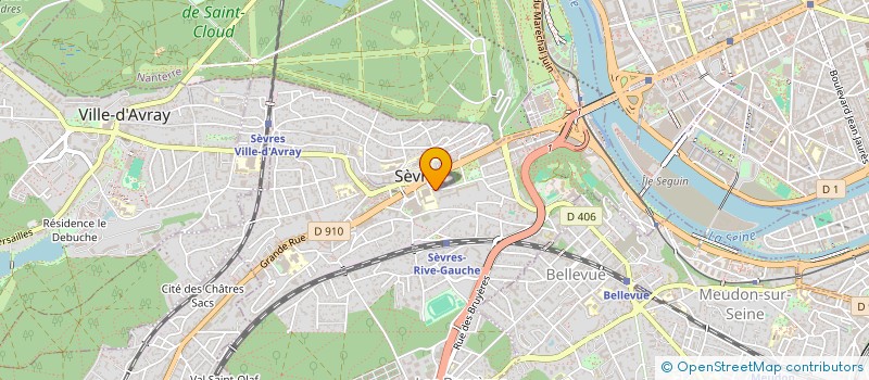 localisation de l'entreprise MADAME MELANIE MARTRETTE à SEVRES