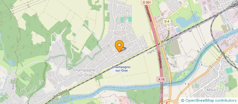 localisation de l'entreprise MADAME MELANIE MARTY  CHAMPAGNE-SUR-OISE