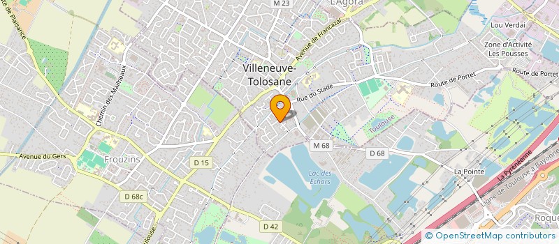 localisation de l'entreprise MADAME MELANIE MASSE à VILLENEUVE-TOLOSANE