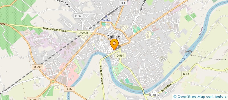localisation de l'entreprise MADAME MELANIE MASSOL à GAILLAC