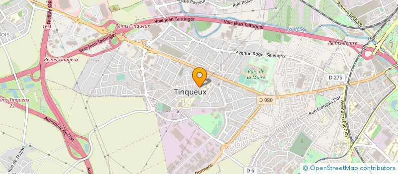 localisation de l'entreprise MADAME MELANIE MASSY  TINQUEUX