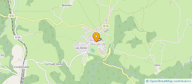 localisation de l'entreprise MADAME MELANIE MATHIEU à RUYNES-EN-MARGERIDE