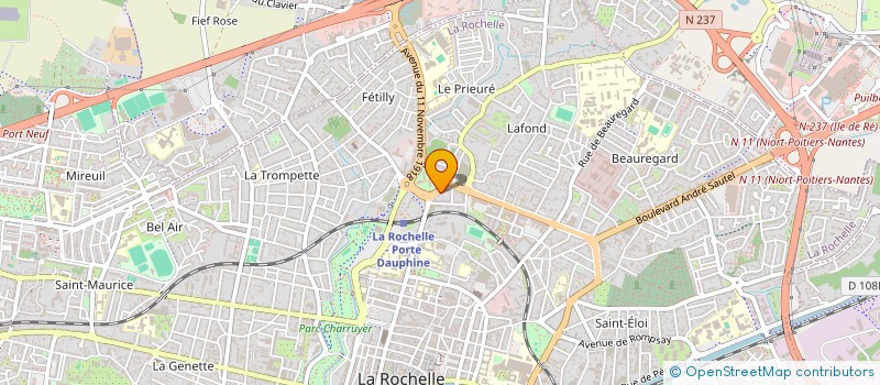 localisation de l'entreprise MADAME MELANIE MAXIN  LA ROCHELLE