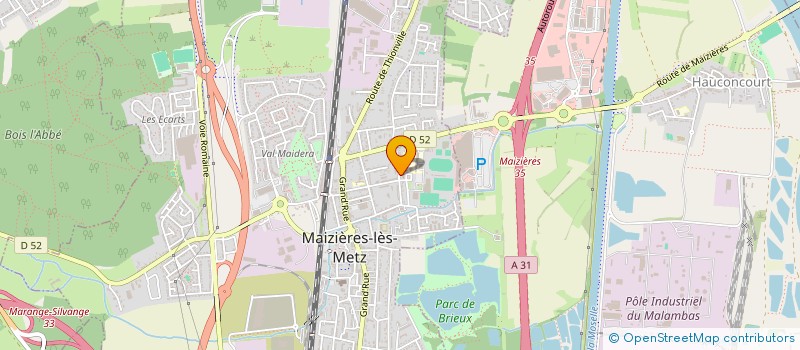 localisation de l'entreprise MADAME MELANIE MAYER  MAIZIERES-LES-METZ