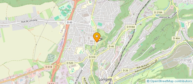 localisation de l'entreprise MADAME MELANIE MEKHTOUB à LONGWY