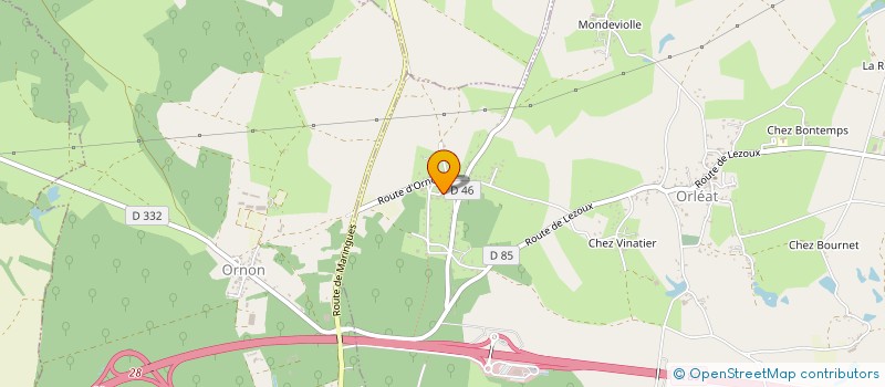 localisation de l'entreprise MADAME MELANIE MENTION  LEZOUX