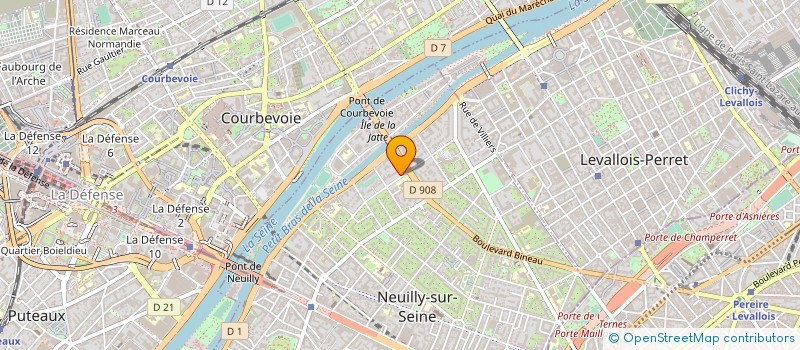 localisation de l'entreprise MADAME MELANIE MERANDON à NEUILLY-SUR-SEINE