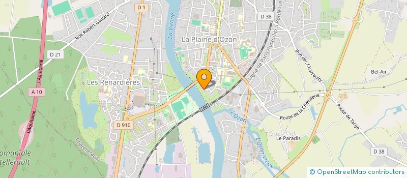 localisation de l'entreprise MADAME MELANIE MERE  CHATELLERAULT