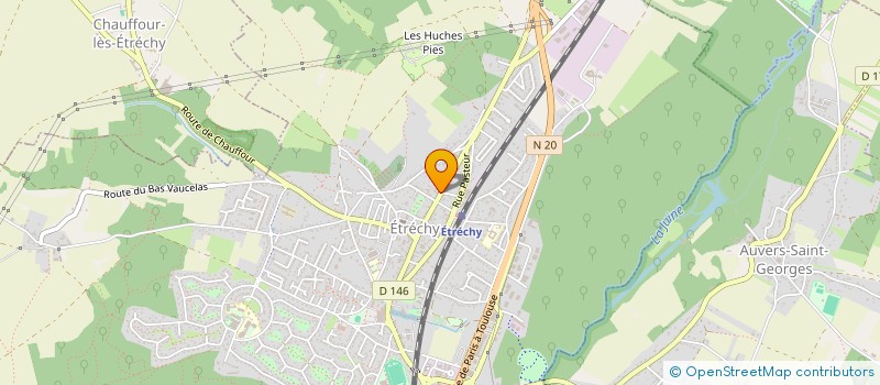 localisation de l'entreprise MADAME MELANIE MERICI  ETRECHY