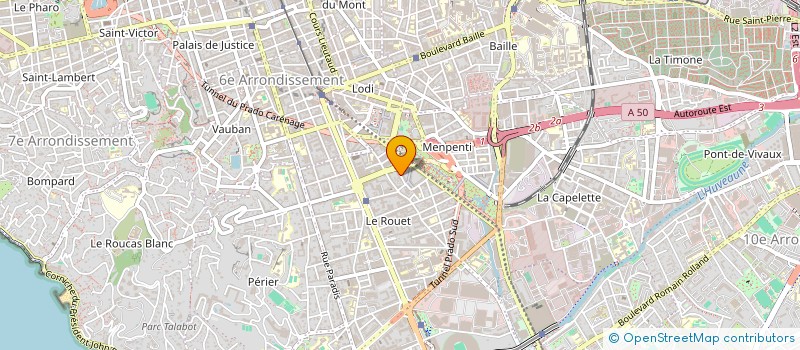 localisation de l'entreprise MADAME MELANIE MERYLL MILITELLO à MARSEILLE
