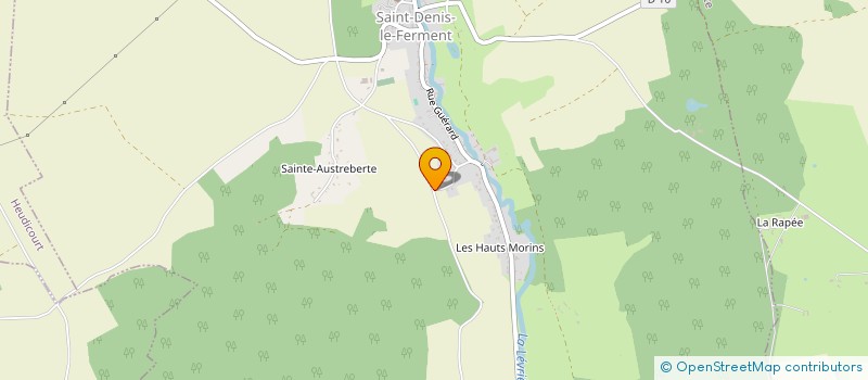 localisation de l'entreprise MADAME MELANIE MESQUITA DE ARAUJO  SAINT-DENIS-LE-FERMENT