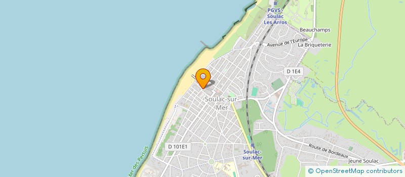 localisation de l'entreprise MADAME MELANIE METAYET-DIAZ  SOULAC-SUR-MER