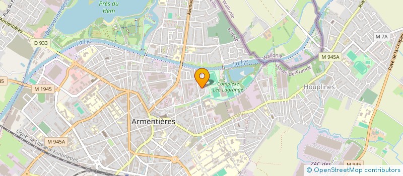 localisation de l'entreprise MADAME MELANIE METRO à ARMENTIERES