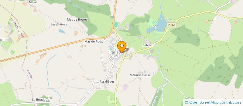 localisation de l'entreprise MADAME MELANIE MEYNIER à PARISOT