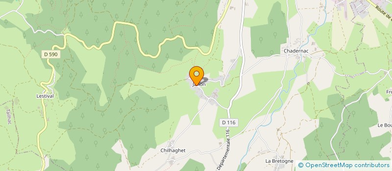 localisation de l'entreprise MADAME MELANIE MEYRIAL  LANGEAC