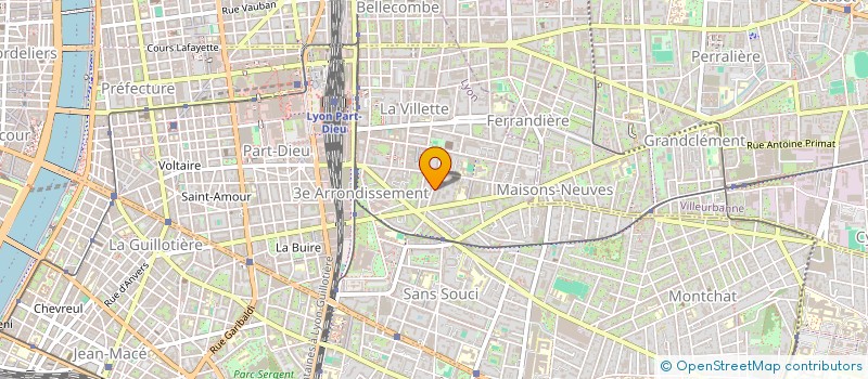 localisation de l'entreprise MADAME MELANIE MEZQUITA  LYON