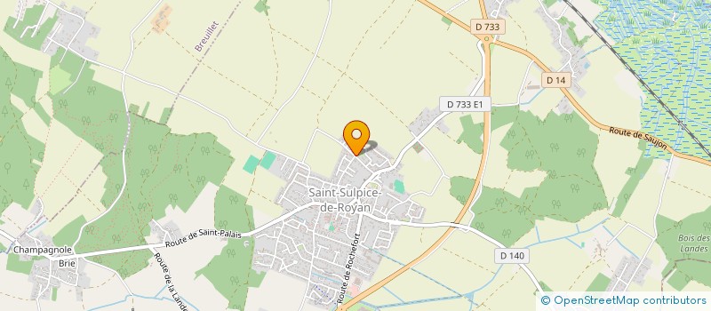 localisation de l'entreprise MADAME MELANIE MICHAUD à SAINT-SULPICE-DE-ROYAN