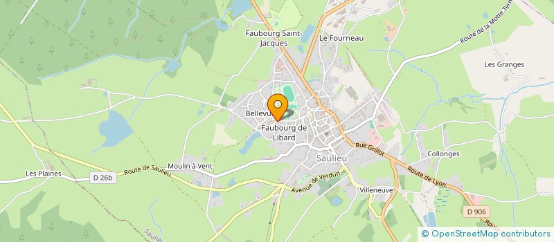 localisation de l'entreprise MADAME MELANIE MICHEL à SAULIEU