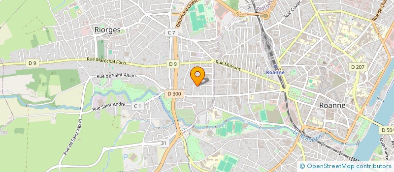 localisation de l'entreprise MADAME MELANIE MICHEL à RIORGES