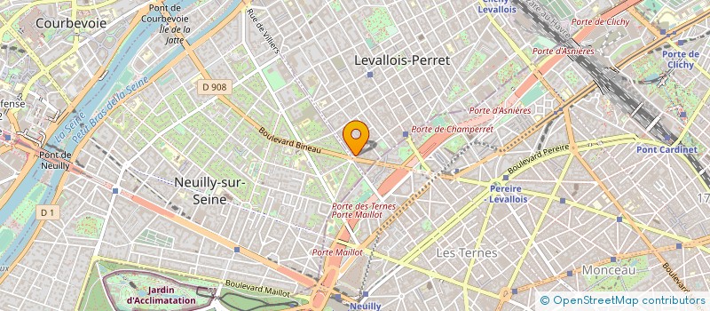 localisation de l'entreprise MADAME MELANIE MICHENOT à LEVALLOIS-PERRET