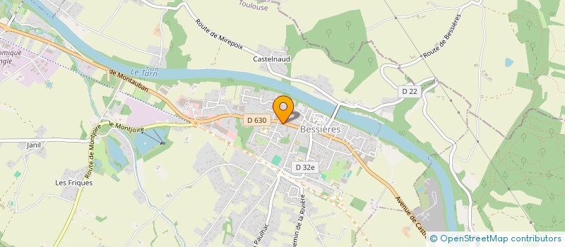 localisation de l'entreprise MADAME MELANIE MIGOZZI  BESSIERES