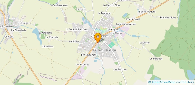 localisation de l'entreprise MADAME MELANIE MILLET à VENDRENNES