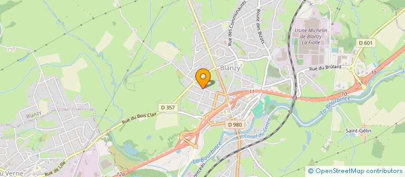 localisation de l'entreprise MADAME MELANIE MILLON  BLANZY