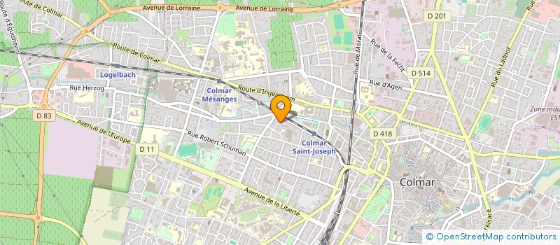 localisation de l'entreprise MADAME MELANIE MISS  COLMAR