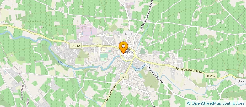 localisation de l'entreprise MADAME MELANIE MITENNE  MAZAN