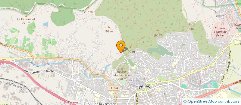 localisation de l'entreprise MADAME MELANIE MOLLET à HYERES