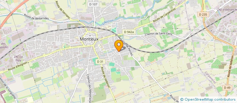 localisation de l'entreprise MADAME MELANIE MONCHAU  MONTEUX