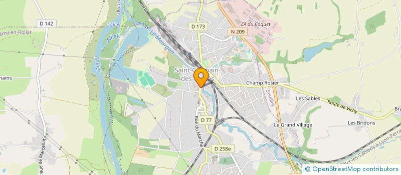 localisation de l'entreprise MADAME MELANIE MONFORT  SAINT-GERMAIN-DES-FOSSES