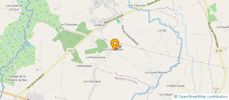 localisation de l'entreprise MADAME MELANIE MONNIER  REMILLY LES MARAIS