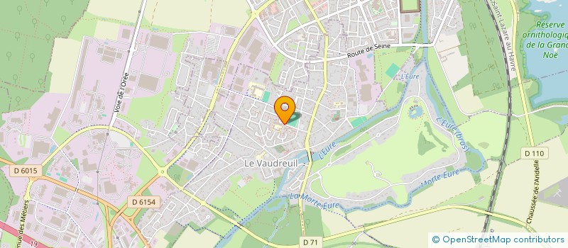 localisation de l'entreprise MADAME MELANIE MORAGA RUEDA  LE VAUDREUIL