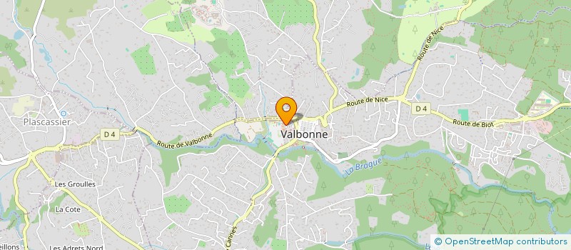 localisation de l'entreprise MADAME MELANIE MORCOM  VALBONNE