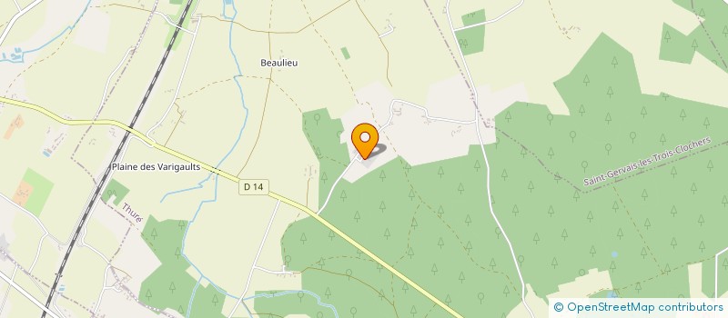 localisation de l'entreprise MADAME MELANIE MOREAU  THURE